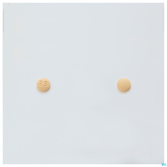 Quetiapine teva  25 mg comp pell   6