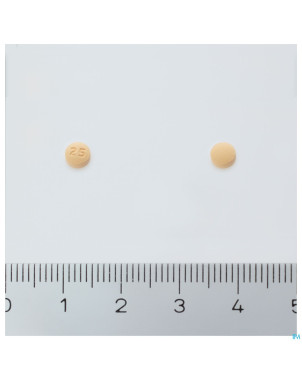 Quetiapine teva  25 mg comp pell   6