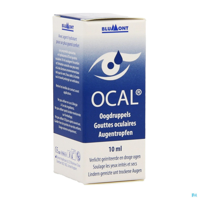 Ocal hydra gutt oculaire 10ml