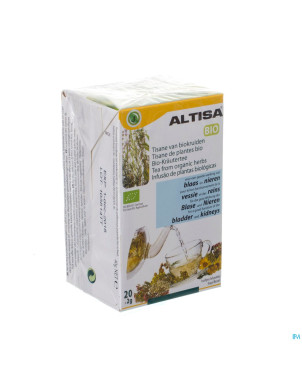 Altisa tisane vessie-reins bio filt 20 x 2g
