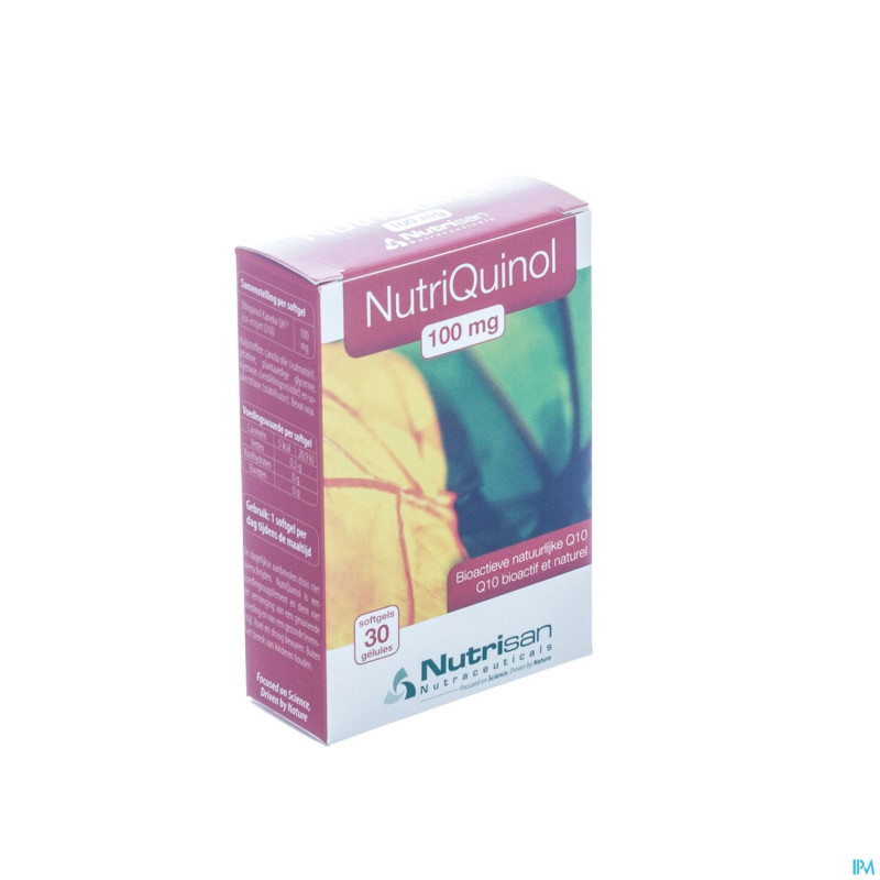 Nutriquinol 100mg    softgels  30    nutrisan