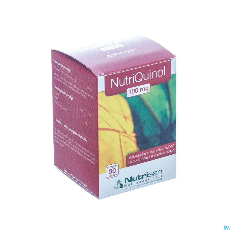 Nutriquinol 100mg    softgels  90    nutrisan