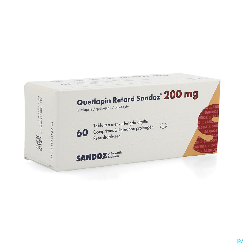 Quetiapin sandoz liberat prol  60 x 200 mg