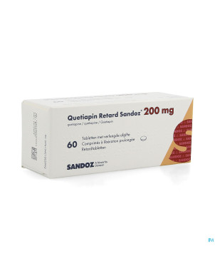 Quetiapin sandoz liberat prol  60 x 200 mg
