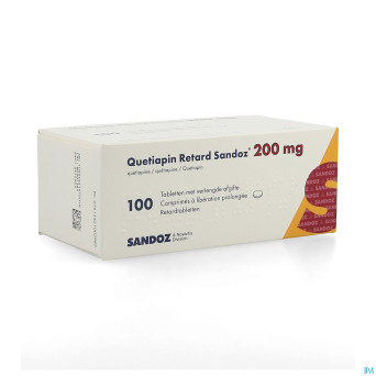 Quetiapin sandoz liberat prol 100 x 200 mg
