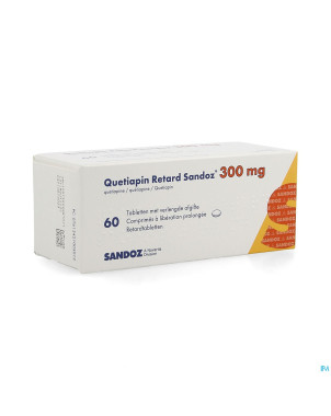 Quetiapin sandoz liberat prol  60 x 300 mg