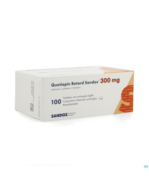 Quetiapin sandoz liberat prol 100x300mg