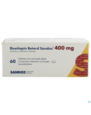 Quetiapin sandoz liberat prol  60 x 400 mg