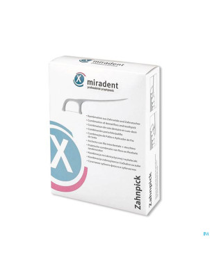 Miradent cure-dents avec fil dentaire 100