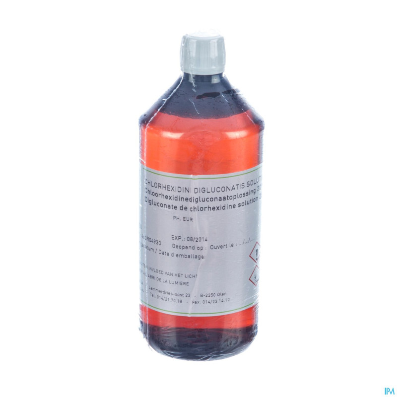 Chloorhexidine digl. 20%  1l pannoc