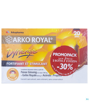 Arkoroyal dynergie duopack amp 2x20