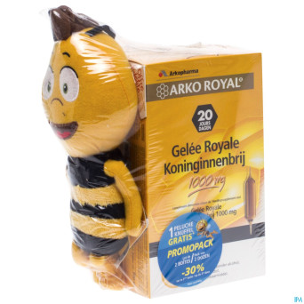 Arkoroyal gelee royale 1000mg duopack amp 2x20