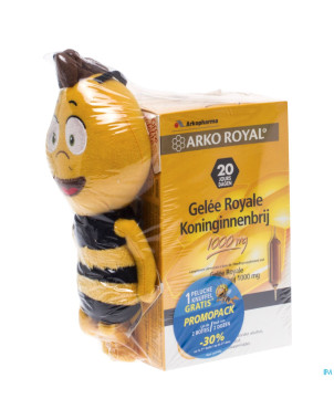Arkoroyal gelee royale 1000mg duopack amp 2x20