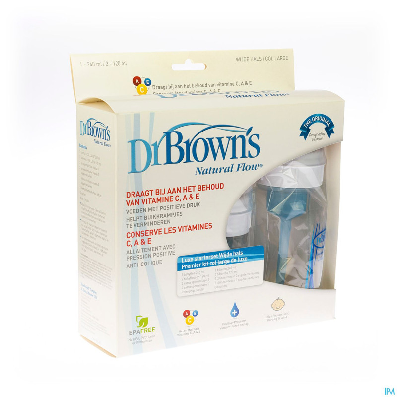 Dr brown de luxe newborn kit    816 escos