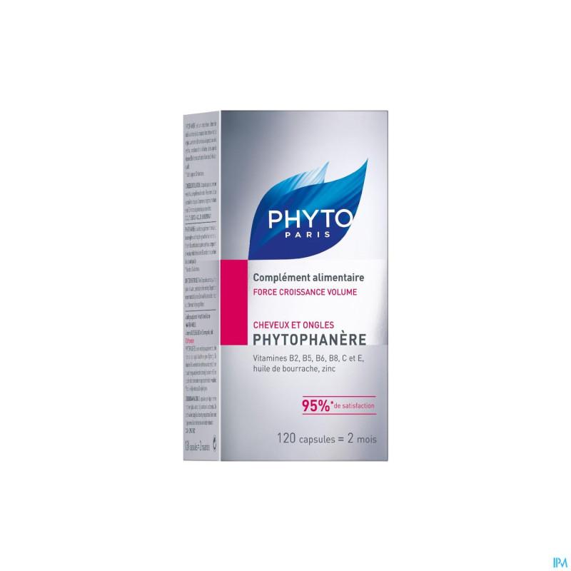 Phytophanere chev a/chute + zinc caps 120