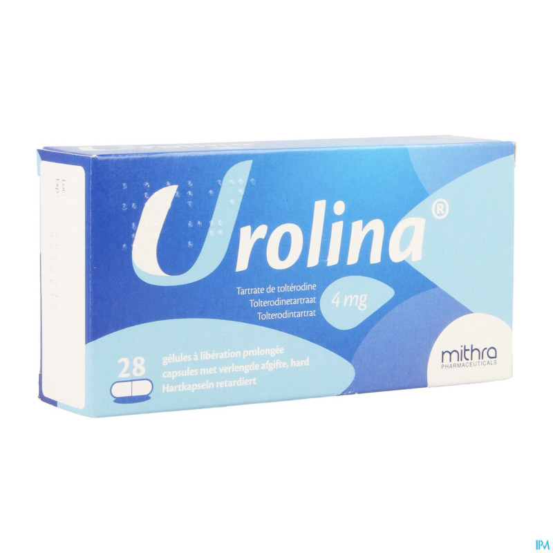 Urolina 4mg liber.prolongee caps dur  28 x 4mg