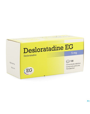 Desloratadine eg  5 mg comp pell 100 x  5 mg
