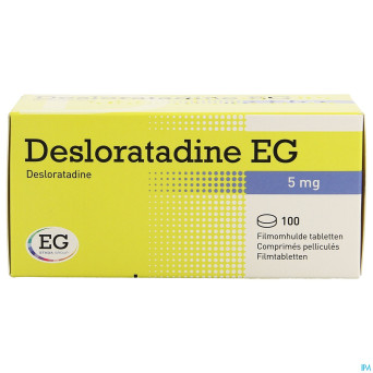 Desloratadine eg  5 mg comp pell 100 x  5 mg