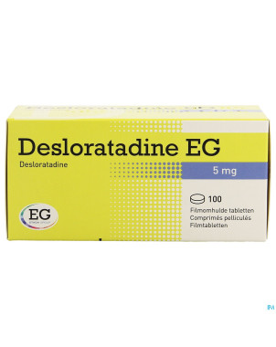 Desloratadine eg  5 mg comp pell 100 x  5 mg