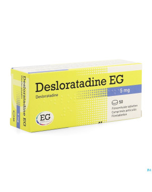 Desloratadine eg  5 mg comp pell  50 x  5 mg