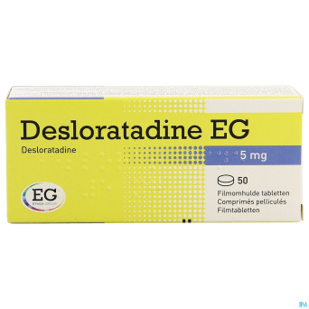 Desloratadine eg  5 mg comp pell  50 x  5 mg