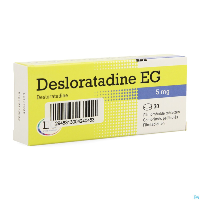 Desloratadine eg  5 mg comp pell  30 x  5 mg
