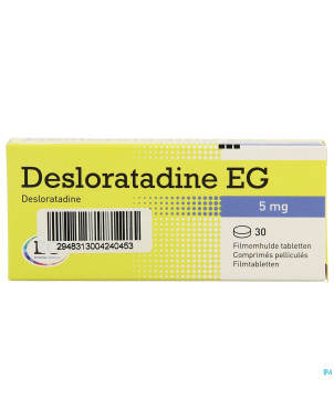 Desloratadine eg  5 mg comp pell  30 x  5 mg