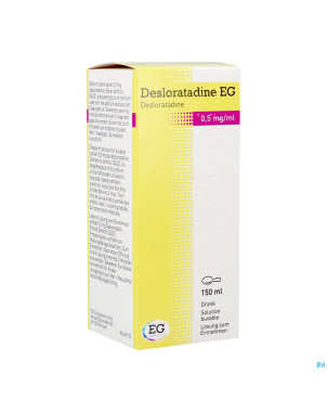 Desloratadine eg 0,5 mg/ml sol buvable fl 150 ml