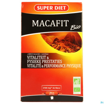 Superdiet macafit bio  amp 20x15ml