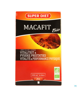 Superdiet macafit bio  amp 20x15ml