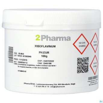 Riboflavine vit b2    100g 2pharma