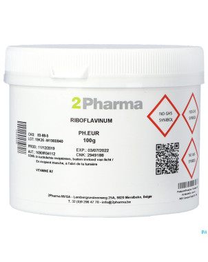 Riboflavine vit b2    100g 2pharma