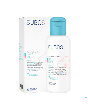 Eubos haut ruhe bebe-enfant huile de bain    125ml