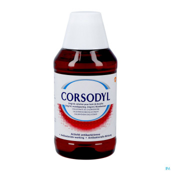 Corsodyl 2mg/ml solution bain bouche    300ml