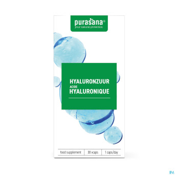 Purasana vegan acide hyaluronique    caps 30x120mg