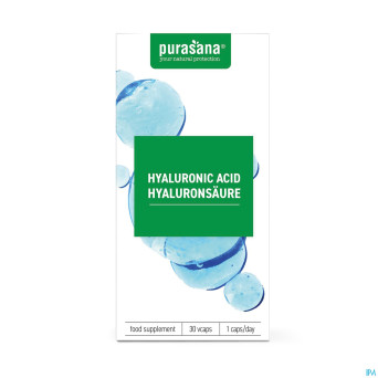 Purasana vegan acide hyaluronique    caps 30x120mg