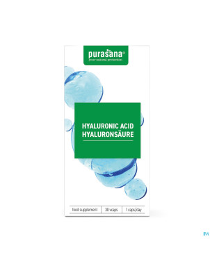 Purasana vegan acide hyaluronique    caps 30x120mg
