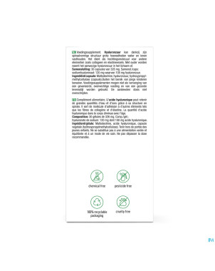 Purasana vegan acide hyaluronique    caps 30x120mg