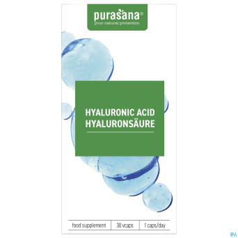 Purasana vegan acide hyaluronique    caps 30x120mg
