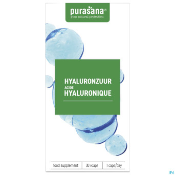 Purasana vegan acide hyaluronique    caps 30x120mg