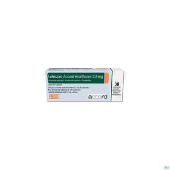 Letrozole accord h 2,5mg comp pell  30x2,5mg