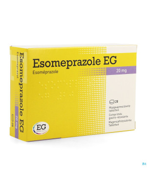 Esomeprazole eg 20mg gastro res tabs 28x20mg