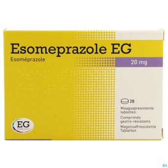 Esomeprazole eg 20mg gastro res tabs 28x20mg