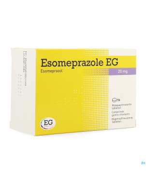 Esomeprazole eg 20mg gastro res tabs 56x20mg