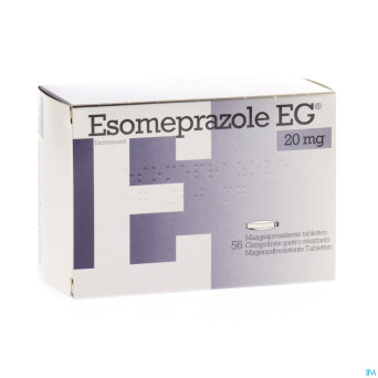 Esomeprazole eg 20mg gastro res tabs 56x20mg