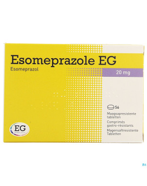 Esomeprazole eg 20mg gastro res tabs 56x20mg