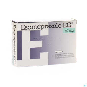 Esomeprazole eg 40mg gastro res tabs 28x40mg
