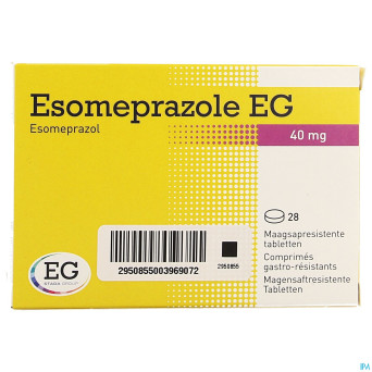 Esomeprazole eg 40mg gastro res tabs 28x40mg