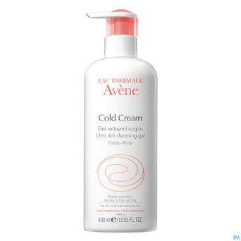 Avene cold cream gel nettoyant surgras 100ml