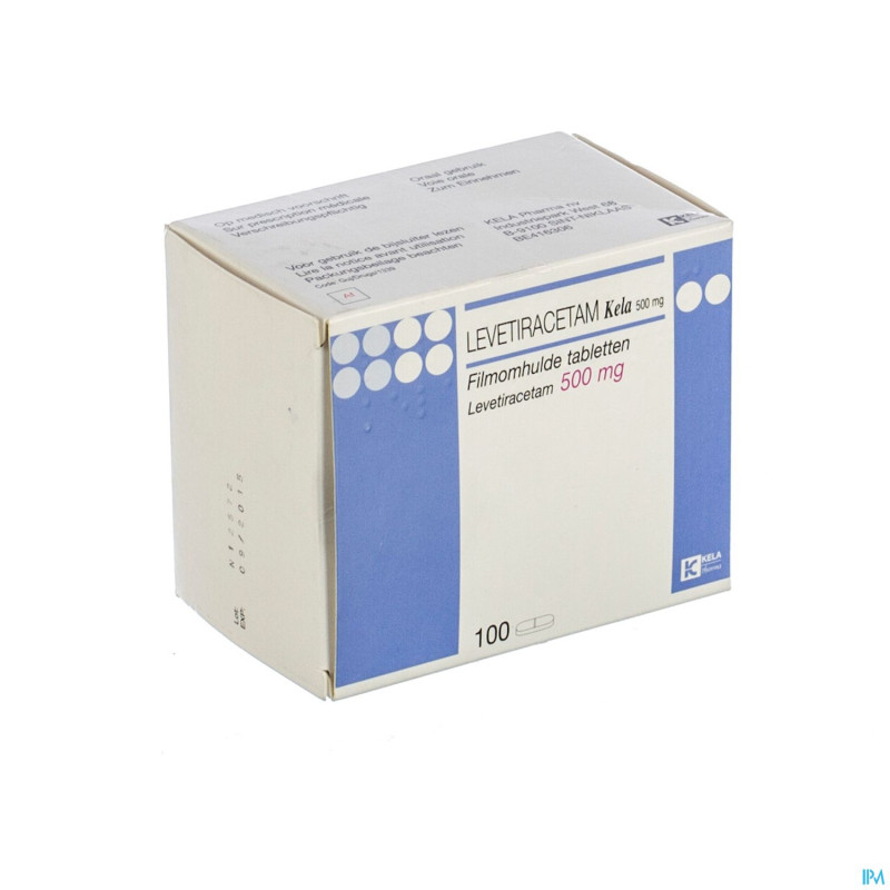 Levetiracetam kela  500 mg comp pell 100x 500mg